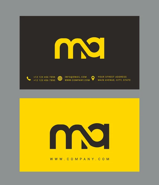 Moderne brief logo ontwerp — Stockvector