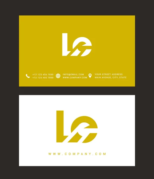 Design de logotipo carta moderna — Vetor de Stock