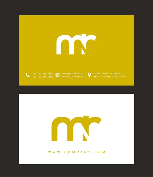 Design de logotipo carta moderna —  Vetores de Stock