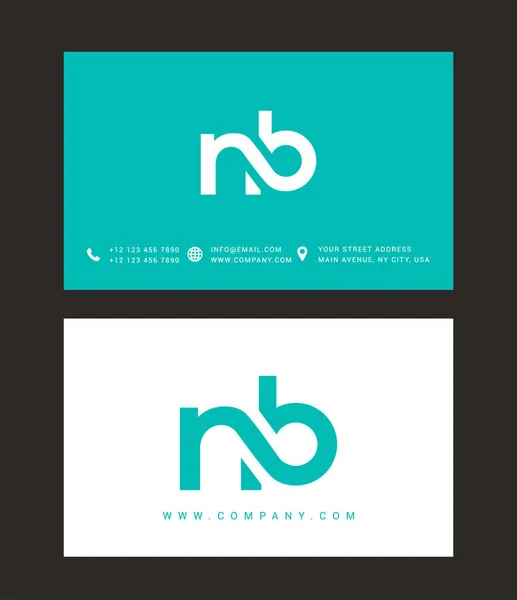 Moderne brief logo ontwerp — Stockvector