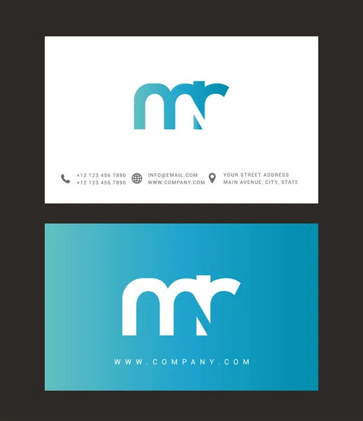 Design de logotipo carta moderna —  Vetores de Stock