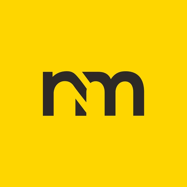 Modern mektup logo tasarımı — Stok Vektör