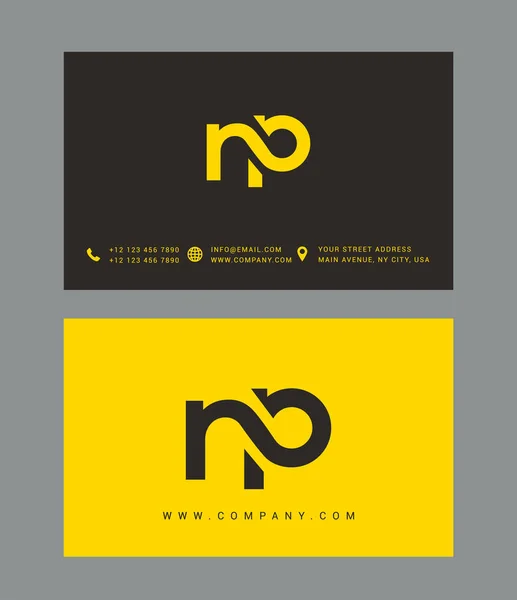 Moderne brief logo ontwerp — Stockvector