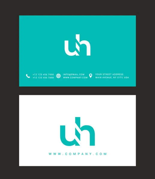 Desain logo huruf modern - Stok Vektor