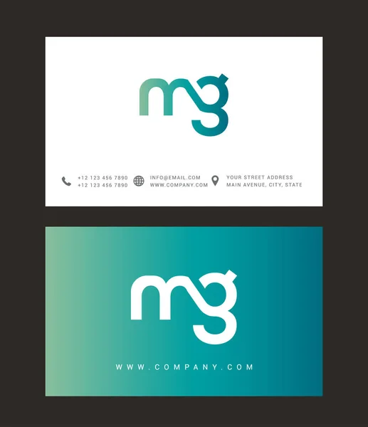 Moderne brief logo ontwerp — Stockvector