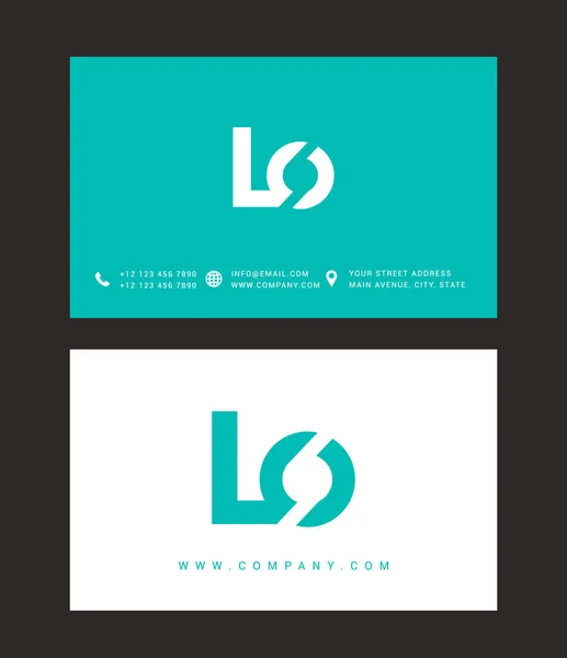 Diseño de logotipo de letra moderna — Vector de stock