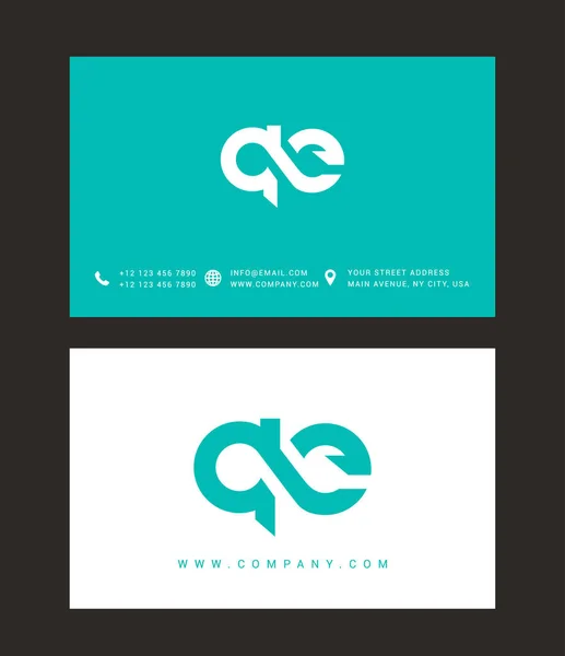 Design de logotipo carta moderna —  Vetores de Stock