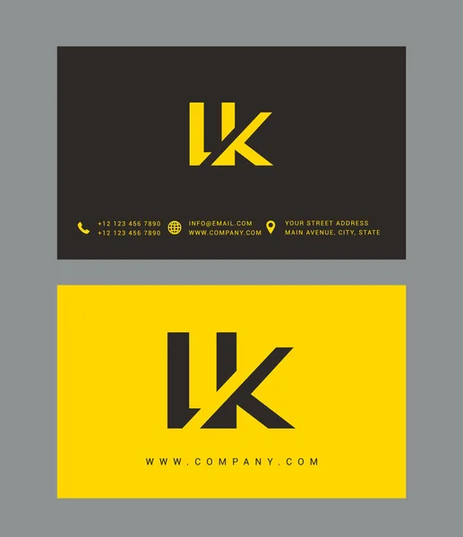 Design de logotipo carta moderna —  Vetores de Stock