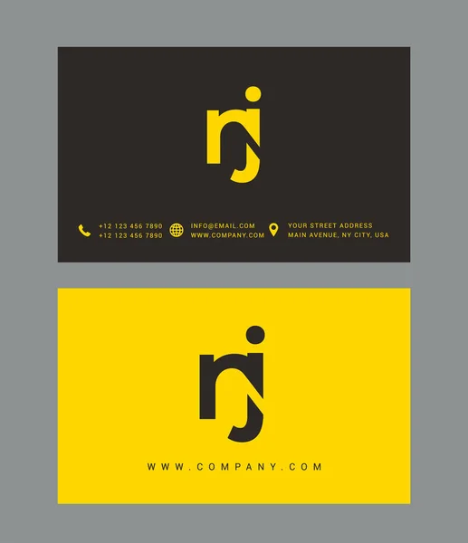 Moderne brief logo ontwerp — Stockvector