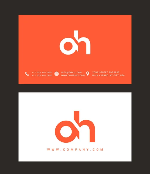 Desain logo huruf modern - Stok Vektor