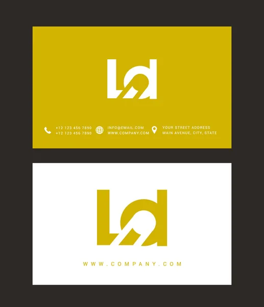 Diseño de logotipo de letra moderna — Vector de stock