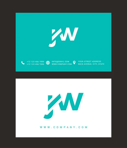 Projektowanie logo nowoczesny list — Wektor stockowy