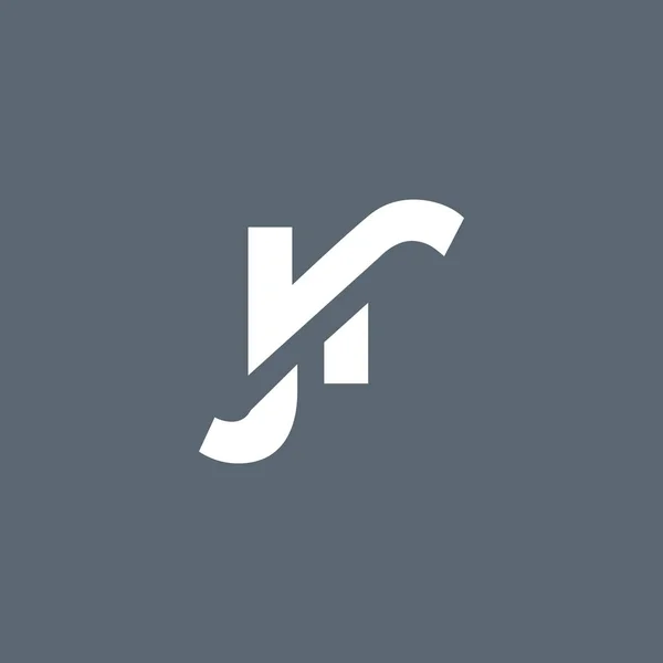 현대 편지 로고 디자인 — 스톡 벡터