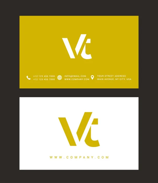 Design de logotipo carta moderna — Vetor de Stock