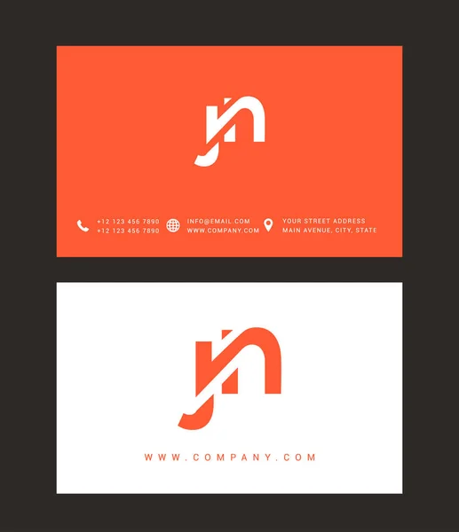 Design de logotipo carta moderna — Vetor de Stock