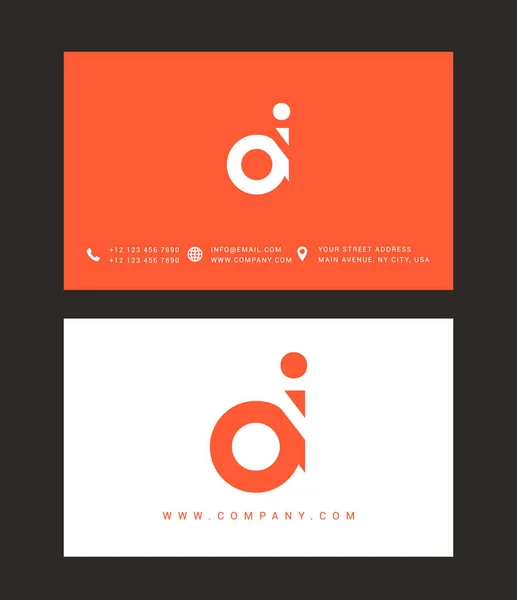 Diseño de logotipo de letra moderna — Vector de stock