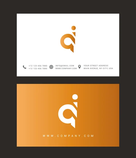 Moderne brief logo ontwerp — Stockvector