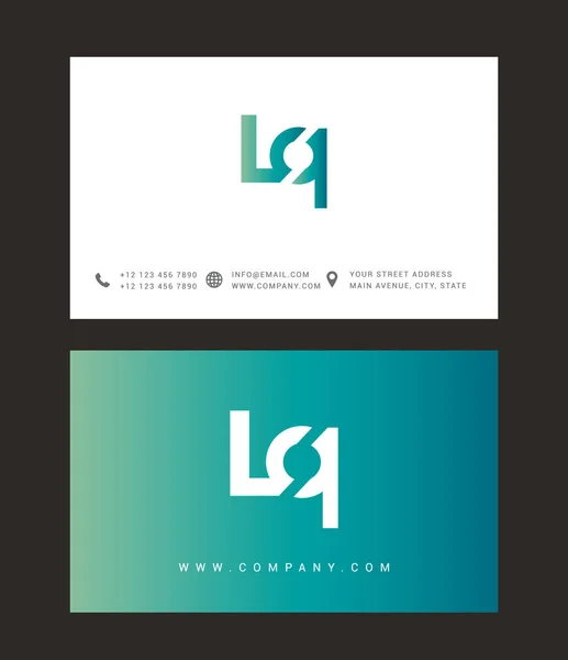 Design de logotipo carta moderna —  Vetores de Stock