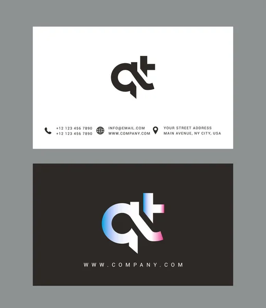 Moderne brief logo ontwerp — Stockvector