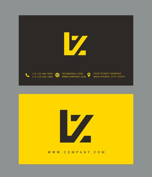 Design de logo lettre moderne — Image vectorielle