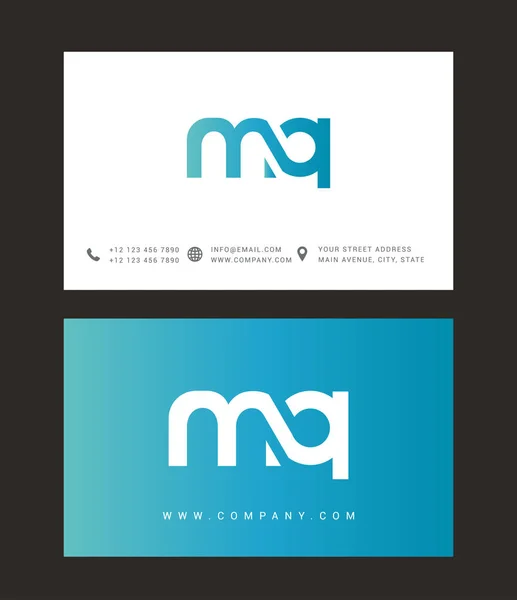 Diseño de logotipo de letra moderna — Vector de stock