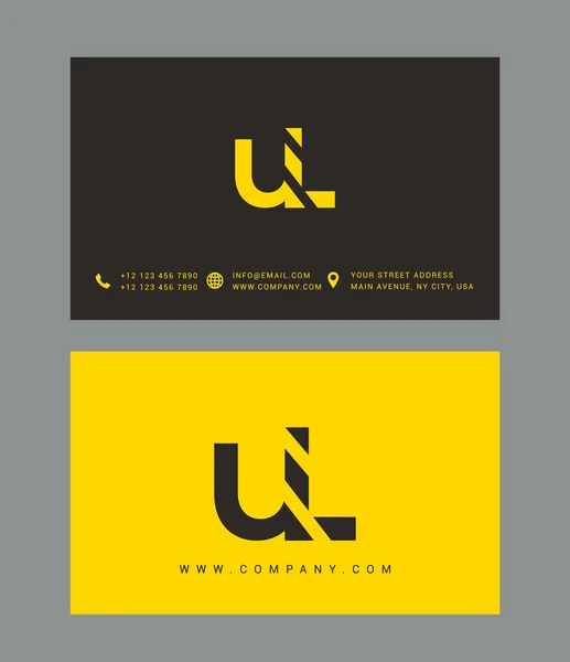 Design moderno del logo della lettera — Vettoriale Stock