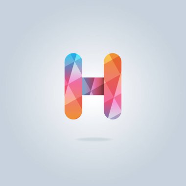 Modern tek harf logo 