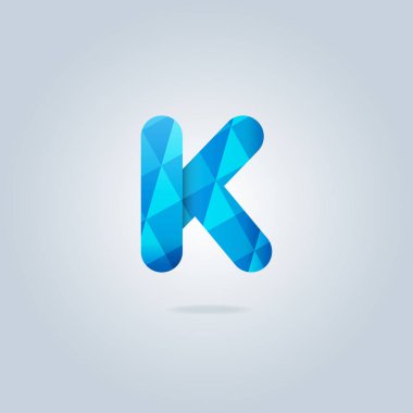 Modern tek harf logo 