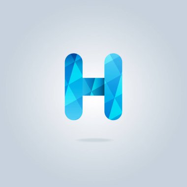 Modern tek harf logo 