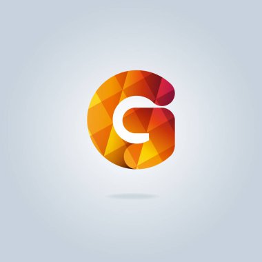 Modern tek harf logo 