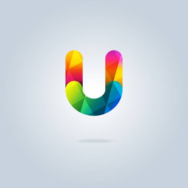 Modern tek harf logo 