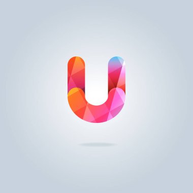 Modern tek harf logo 