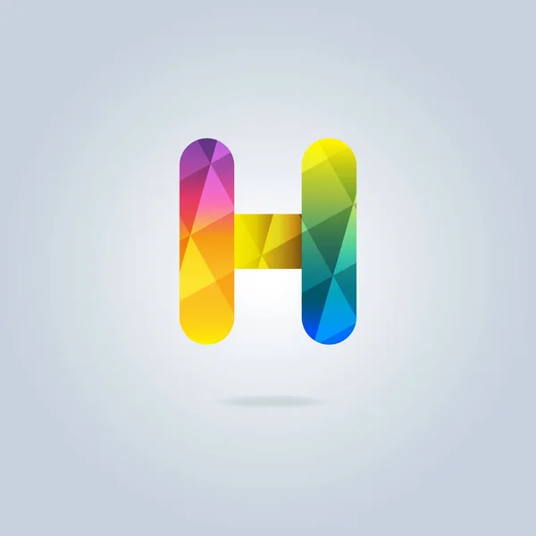 Modern tek harf logo — Stok Vektör