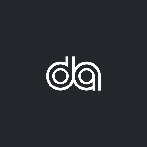 Moderna brev Logotypdesign — Stock vektor