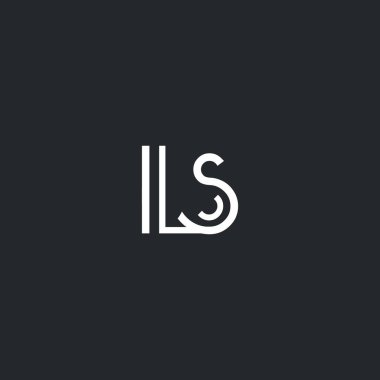 L & S Letter Logo Icon clipart