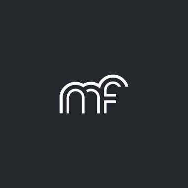 M ve F harf Logo