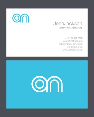 O ve N harfi Logo  