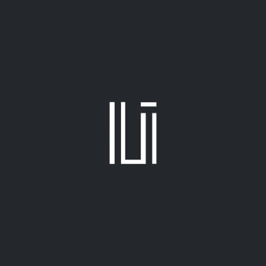 L ve Logo Simge mektup