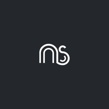 N ve S harfi Logo Simge