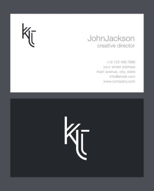 K ve T harfi Logo