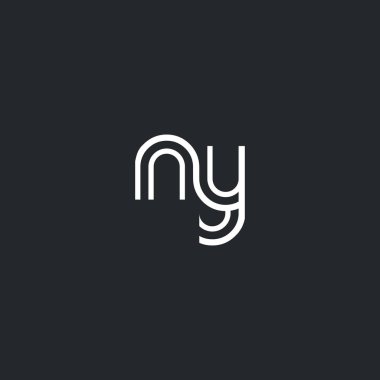 N ve Y harfi Logo Simge