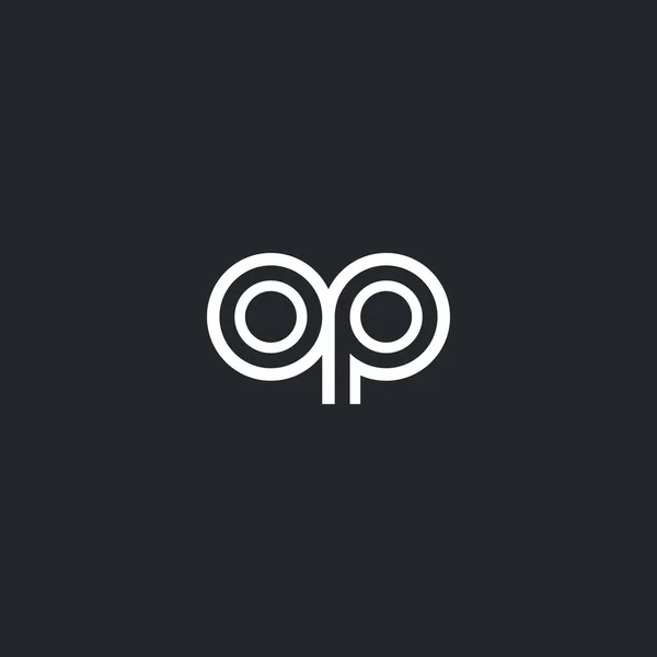 O & P brief Logo — Stockvector