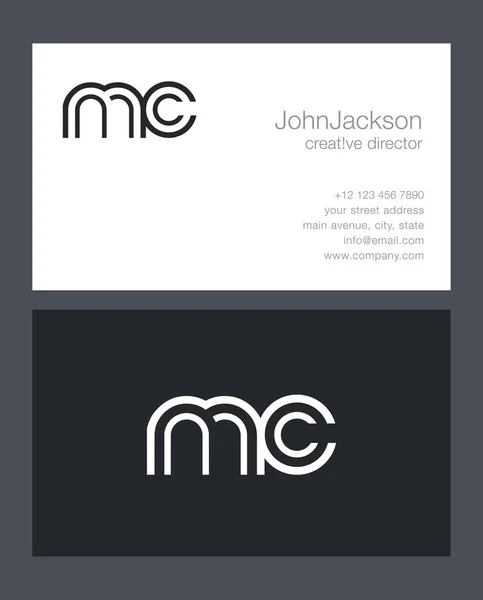 M & C brief Logo — Stockvector
