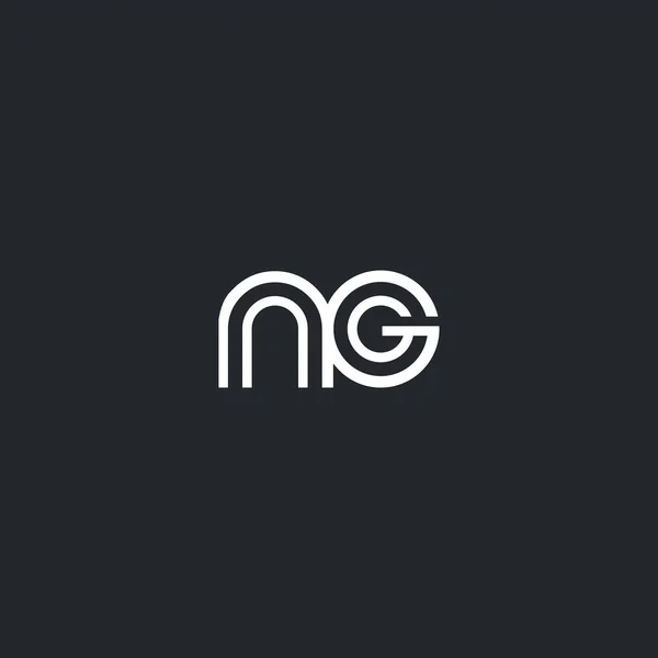 N & G letterpictogram Logo — Stockvector