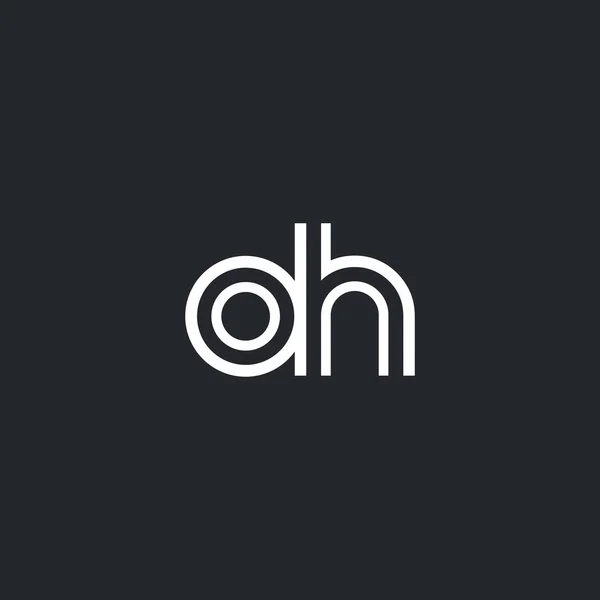 O & H brief Logo — Stockvector