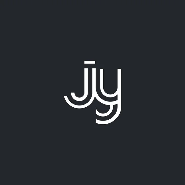 J & Logo litery Y — Wektor stockowy