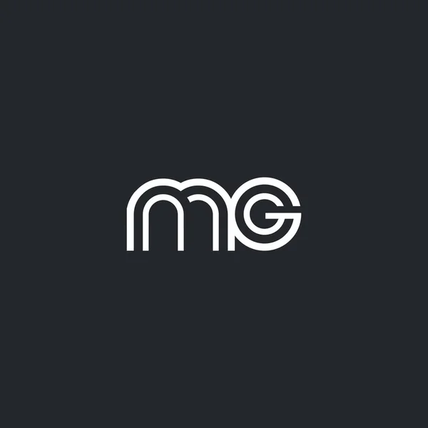 M & Logo litera G — Wektor stockowy