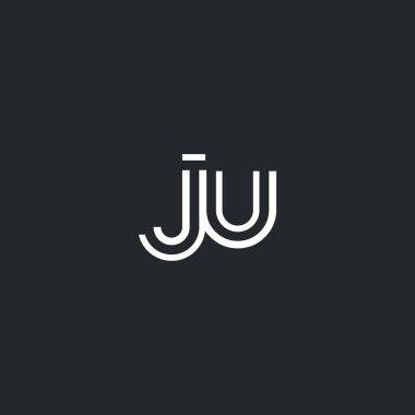 J ve U harf Logo 