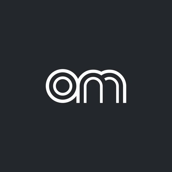 O & M brief Logo — Stockvector