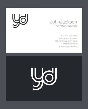 Y ve D harfi Logo